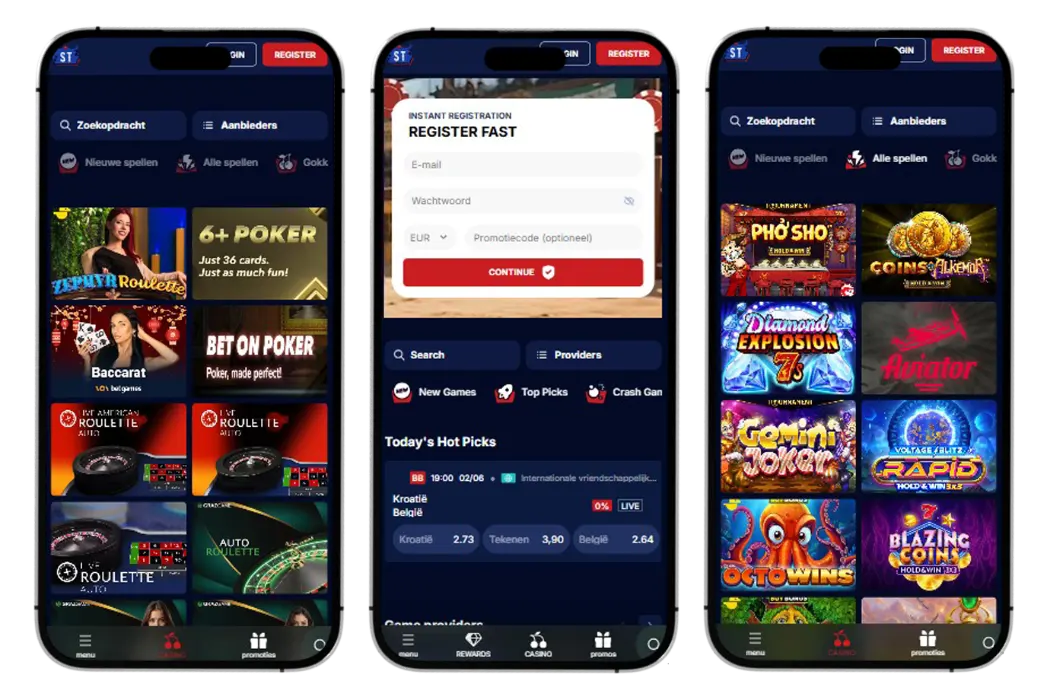 SpinTexas mobiele