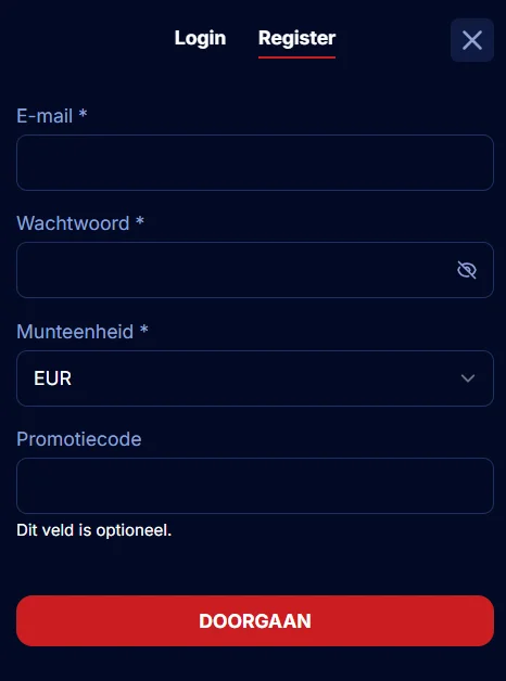 SpinTexas registratie