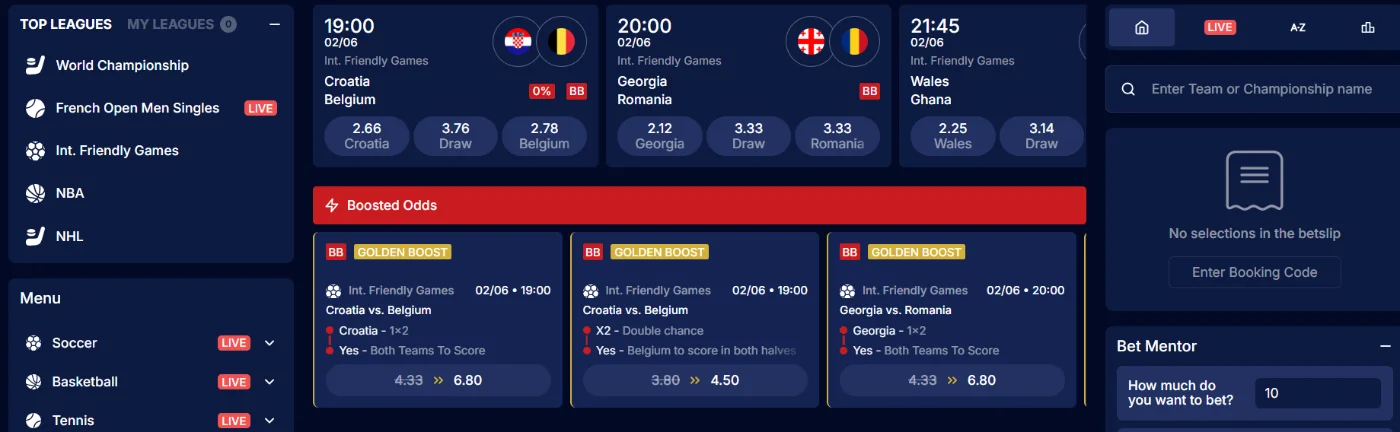 SpinTexas sportweddenschappen